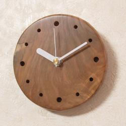 天然木【サクラ】輪切り　木製時計10（掛け時計） 6枚目の画像