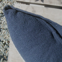 Sale　北欧柄手織りシルククッションカバー　ローシルク　オーバーショット織り 6枚目の画像