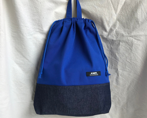 体操服入れ　着替え袋 KITOKITO 体操着入れ【L】｜巾着 お着替え袋 大きめ 体操服入れ