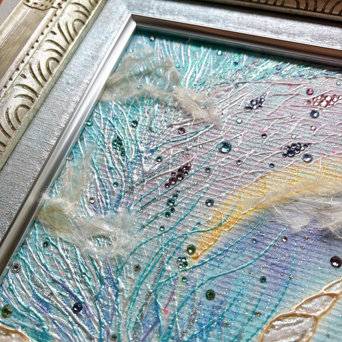 幸運の虹龍】 龍の絵 癒し ホスピタルアート ヒーリング パステル画