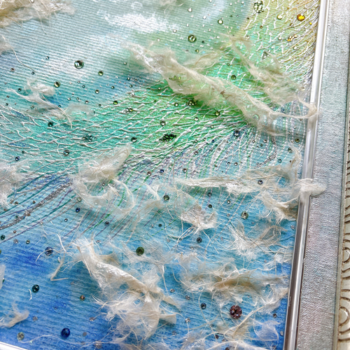 幸運の虹龍】 龍の絵 癒し ホスピタルアート ヒーリング パステル画