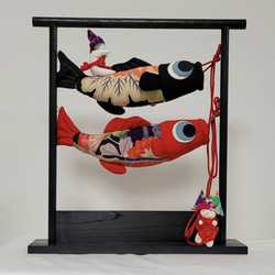 うさぎのお雛様(大) 2 座布団(赤)付き ちりめん ひな人形・雛飾り