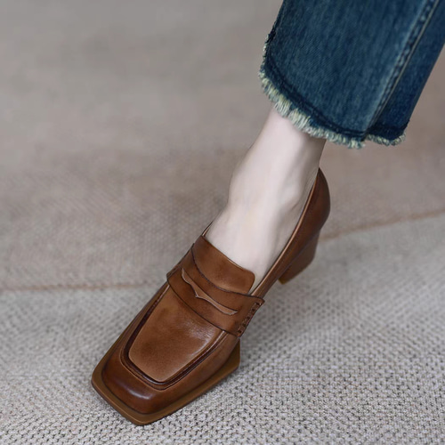 ローファー オックスフォードシューズ シューズ 靴 本革 レディース