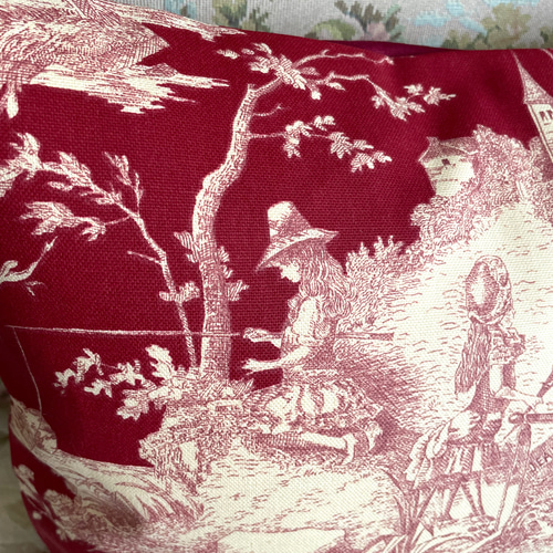 ☆新春セール☆ フランス トワルドジュイ 水物語 (ワインレッド