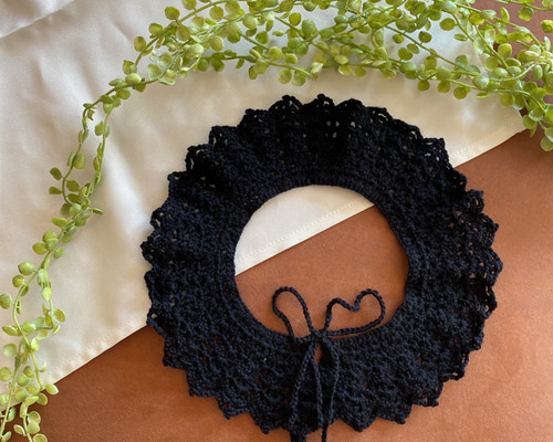 つけ襟 手編み レース編み ハンドメイド その他ファッション雑貨