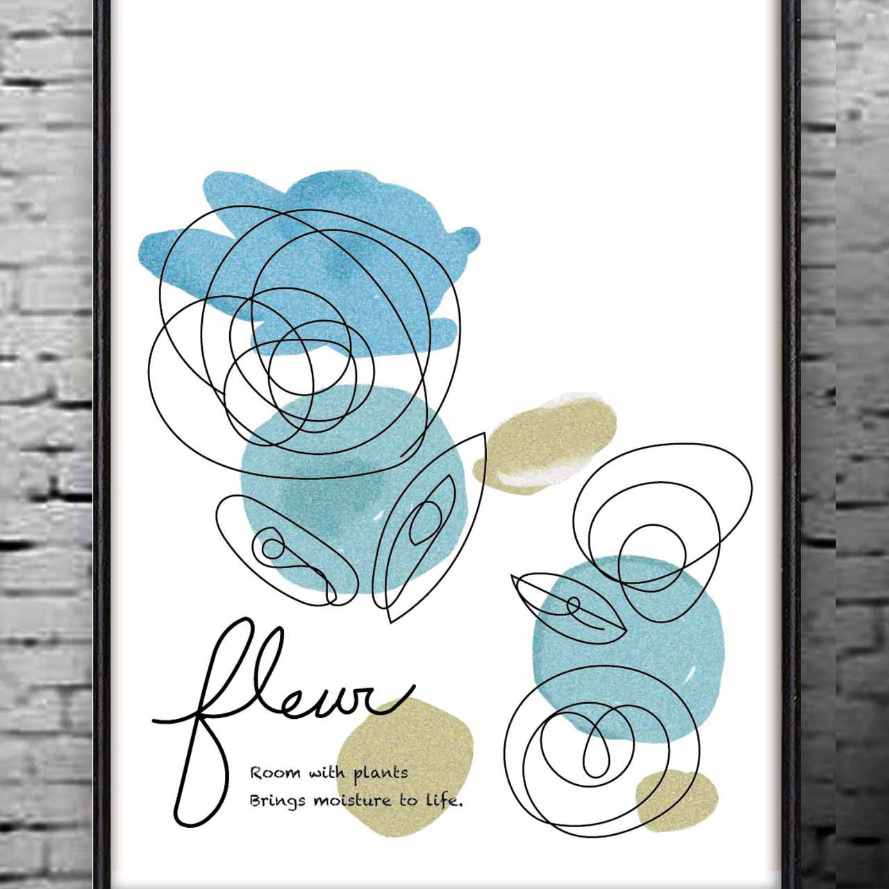 フルール2　花　送料無料　イラスト　ポスター  アートポスター　アートsei（新着順）で検索　1166