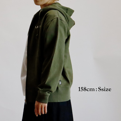 Champion オリーブ色 フルジップパーカー Lサイズ（チャンピオン 