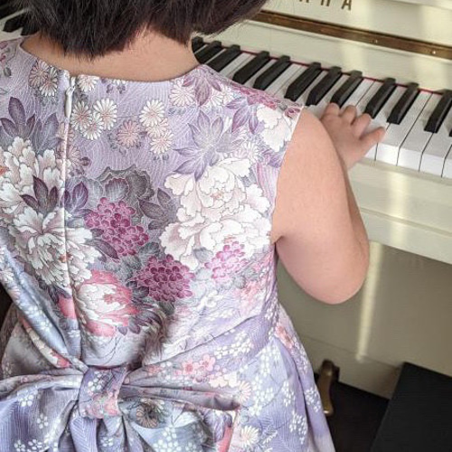 セミオーダー】着物リメイク お子様ワンピース ワンピース 慶 Kei 通販