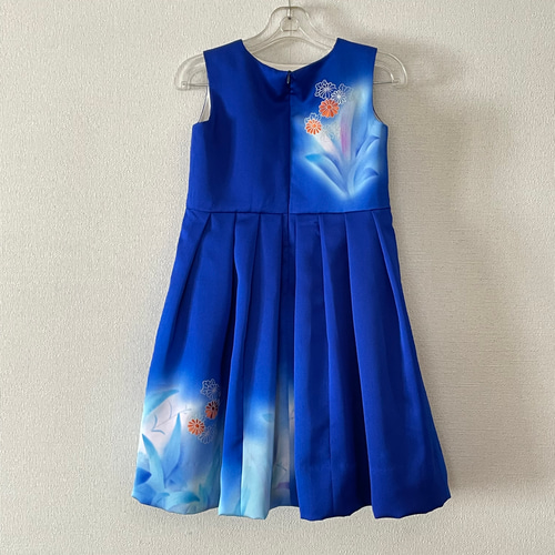 セミオーダー】着物リメイク お子様ワンピース ワンピース 慶
