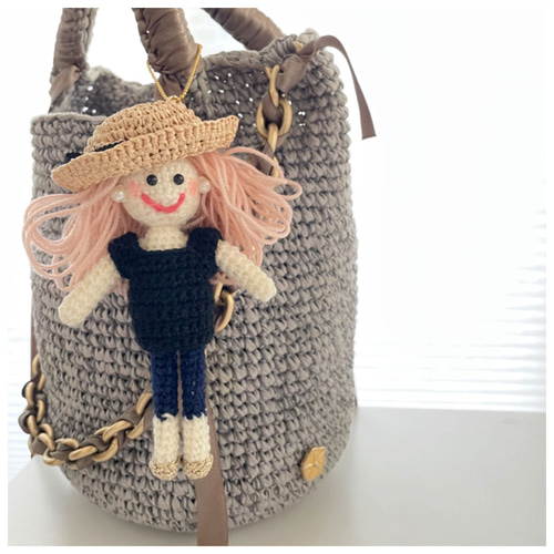 再販❤️ハンドメイド❤️ドールチャーム 送料無料】ドールチャーム 手編み あみぐるみ あみぐるみ