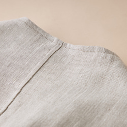 春新作☆リネン100%☆ロングスプリングコート☆生成り C-28W 17枚目の画像