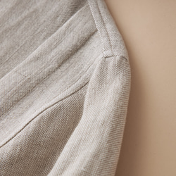 春新作☆リネン100%☆ロングスプリングコート☆生成り C-28W 10枚目の画像