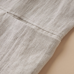 春新作☆リネン100%☆ロングスプリングコート☆生成り C-28W 11枚目の画像