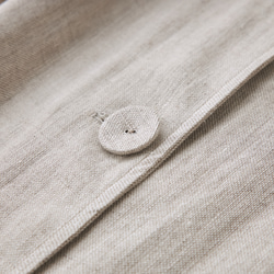 春新作☆リネン100%☆ロングスプリングコート☆生成り C-28W 6枚目の画像