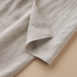 春新作☆リネン100%☆ロングスプリングコート☆生成り C-28W 12枚目の画像