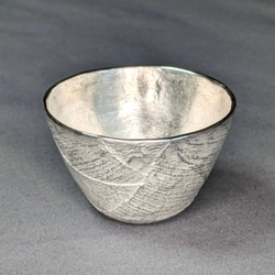 錫製ぐい呑　『重ーkasane ー』 2枚目の画像