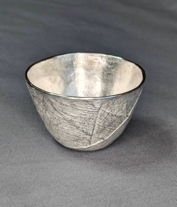 錫製ぐい呑　『重ーkasane ー』 3枚目の画像