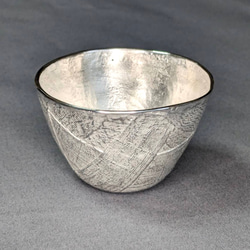 錫製ぐい呑　『重ーkasane ー』 1枚目の画像