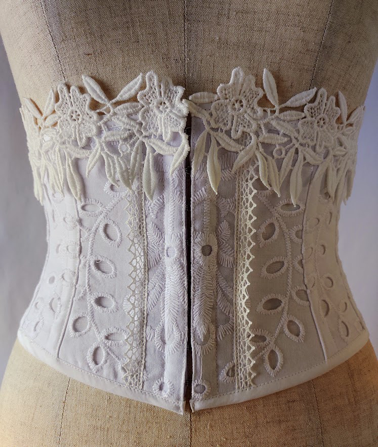 白いレースのコルセット② Mサイズ その他ファッション gavotte