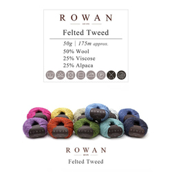 MH select Rowan felted tweed 英倫風毛線 手作 編織 保暖 羊毛 (二入) 第3張的照片