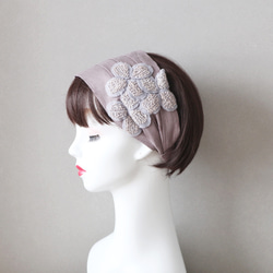 再販◆紫陽花の花びらヘアバンド（sumire）<hairband270> 4枚目の画像