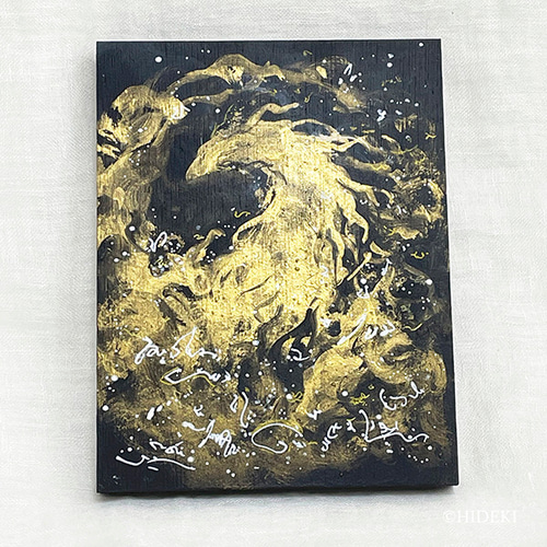 金龍・銀龍】SSサイズ│龍の絵スピリチュアル│龍絵画│幸運を