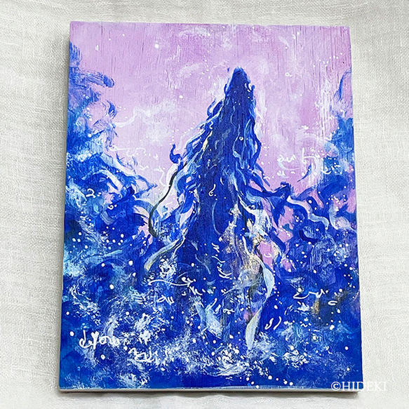 龍神-青龍の絵 アクリル画原画 絵画 HIDEKI 通販 15659201｜Creema