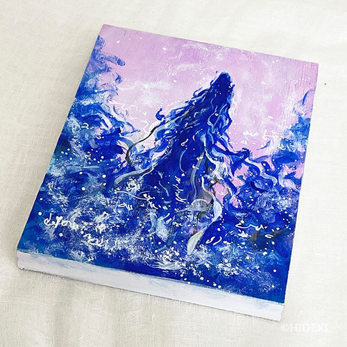 龍神-青龍の絵 アクリル画原画 絵画 HIDEKI 通販 15659201｜Creema