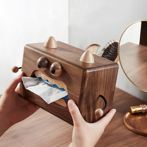 ティッシュボックス 木製ティッシュ箱 ウォールナット材
