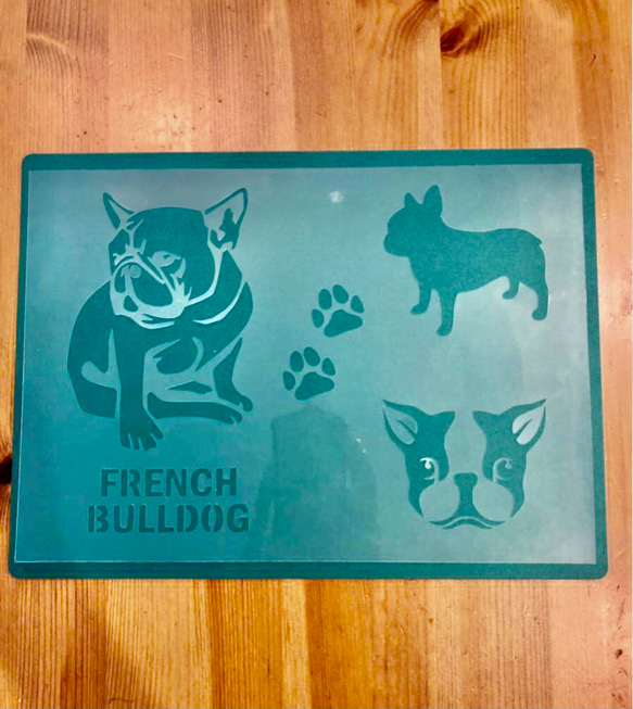 209 フレンチブルドッグ アイロンプリントシート かわいいフレンチ