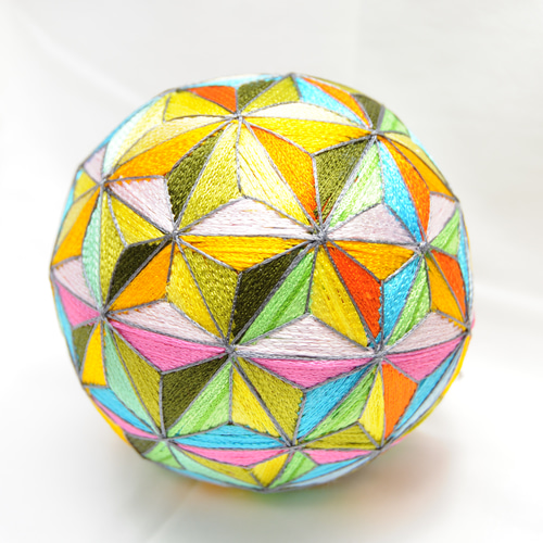 手鞠(春色・カラフル) No.6  <SOLD> 手鞠(春色・カラフル) No.6 <SOLD>