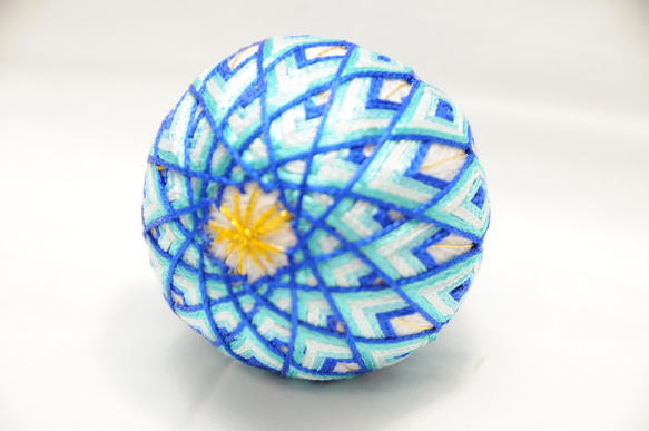 手まりN11 追いかけの波 直径6.5cm[ てまり 手毬 手鞠 ] その他