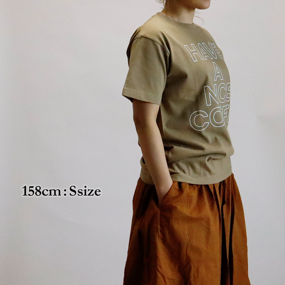 【２色展開】HAVE A NICE COFFEE Tシャツ 13枚目の画像