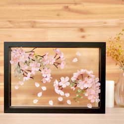 「桜の風景」　フレームアレンジメント 1枚目の画像