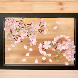 「桜の風景」　フレームアレンジメント 2枚目の画像