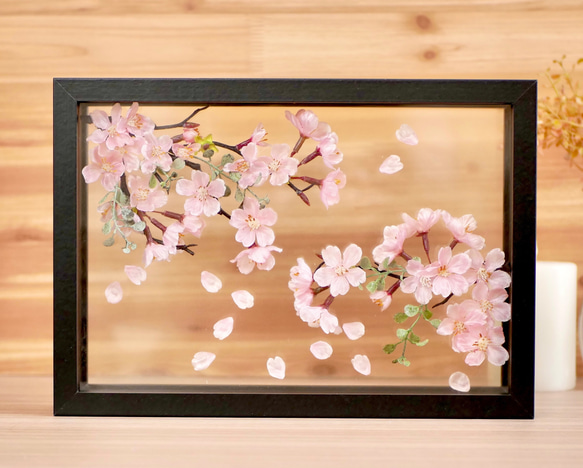「桜の風景」　フレームアレンジメント 2枚目の画像