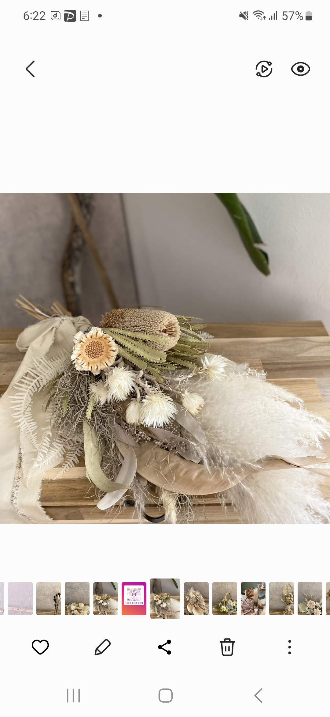 ドライフラワーブーケ