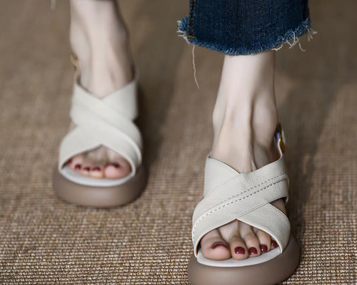 ShoePremo シュープレモ サンダル ベージュ 23.0 A 幅狭 細幅 ShoePremo シュープレモ サンダル ベージュ 23.0 A 幅狭 細幅