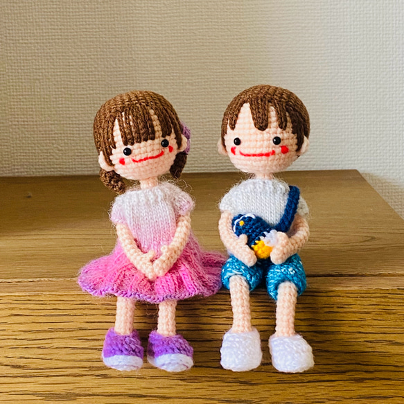 はるちゃん様専用！あみぐるみ 専用】垂れ耳うさぎあみぐるみ