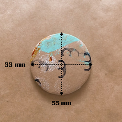 【持ち歩くArt｜缶バッジ｜Ice Green 】TB55-07 2枚目の画像