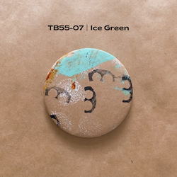 持ち歩くArt｜缶バッジ｜Ice Green 】TB55-07 ブローチ AcKey 通販