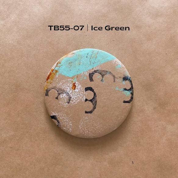 持ち歩くArt｜缶バッジ｜Ice Green 】TB55-07 ブローチ AcKey 通販