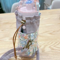リバティー♡ショルダー付き水筒カバー/ペットボトルカバー 4枚目の画像