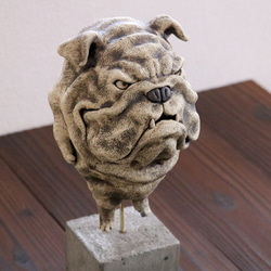 鬥牛犬物件陶器作者：Katsuhito Fuchiwaki Toujin Kagoshima toujin-003 第11張的照片