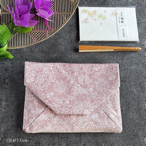 数寄屋袋(ロマンティックレース) 御朱印帳入れ 和柄ポーチ Sukiyabag