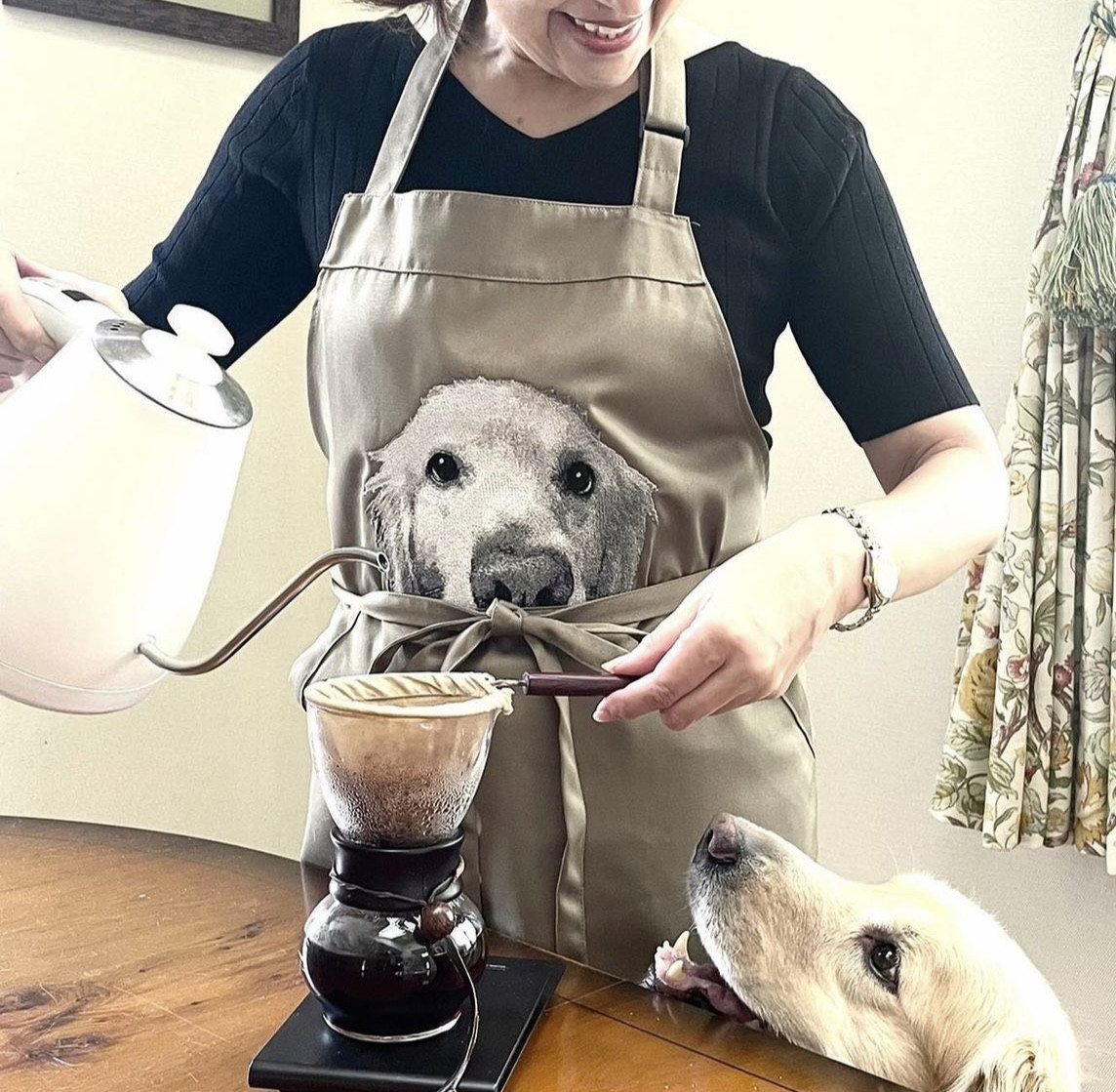 オーダーメイド】ペットの刺繍エプロン エプロン KICO 通販 15660578