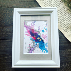 #53 抽象画 原画 はがき ポストカード】5枚セット 第一集 抽象画 線画 アート インテリア