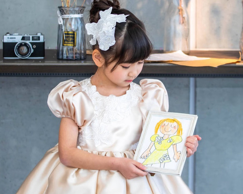 福袋安いいね半額ストア わたしのどれす お子様の絵がドレスになる キッズ 子供ドレス ガールズ