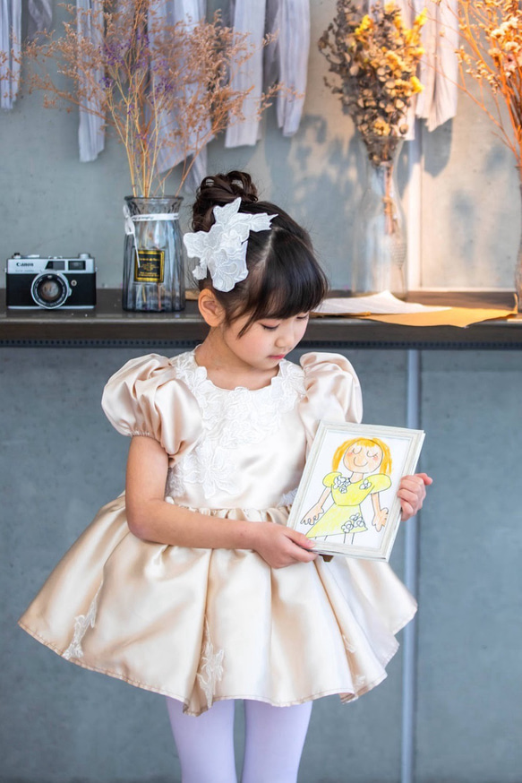 特価ブランド わたしのどれす お子様の絵がドレスになる 子供ドレス キッズ ガールズ