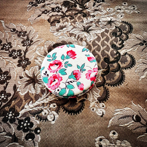 フランスアンティークミラー 花模様付き フランスアンティークミラー 花模様付き